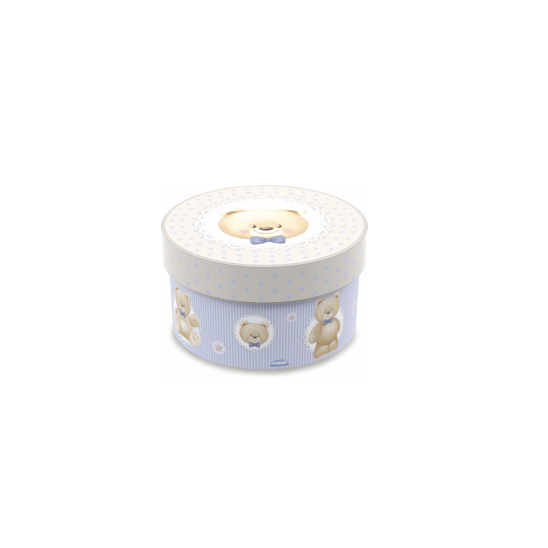 CAJA DECORADA REDONDA 1,2 L REF 9053