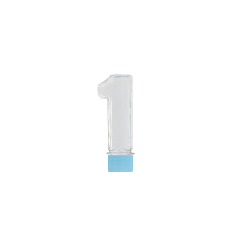 TUBO NUMERO 1 AZUL BB C/10