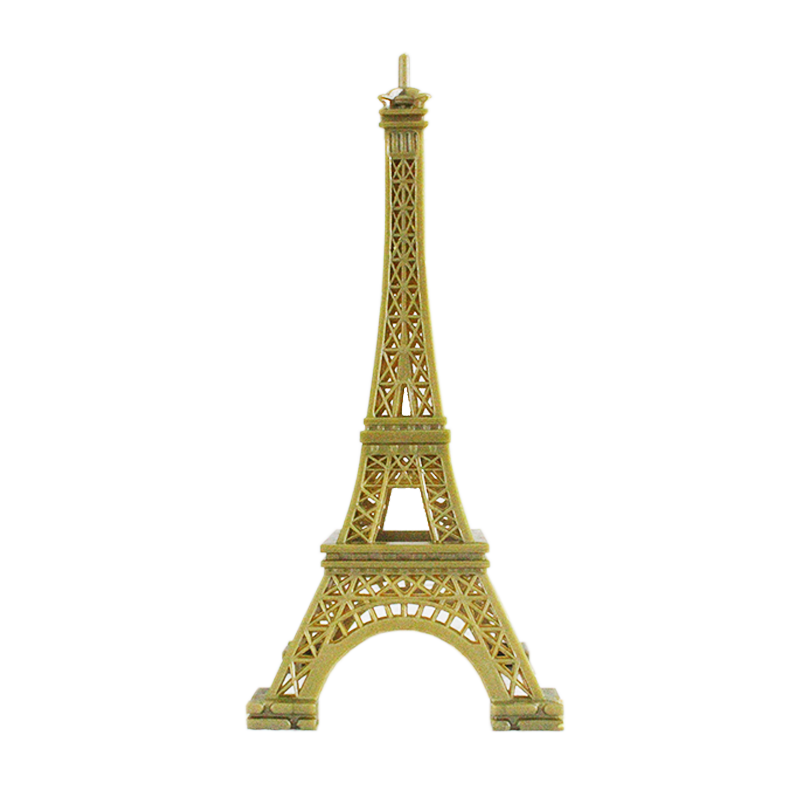 TORRE EIFFEL DECORATIVA DORADO C/3