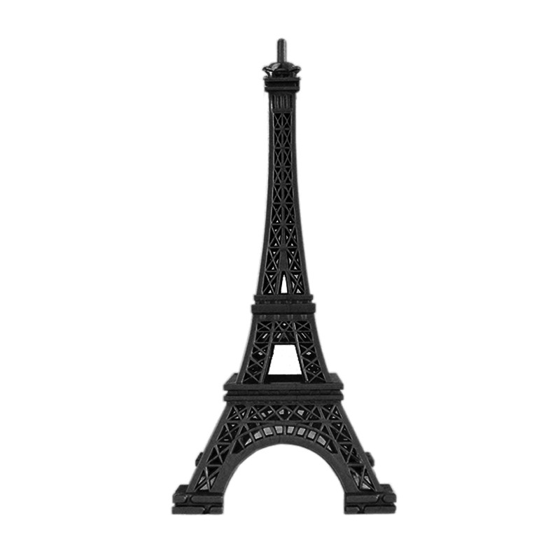 TORRE EIFFEL DECORATIVA NEGRO C/3