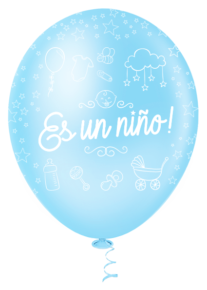 GLOBO ES UN NIÑO CELESTE NRO 10