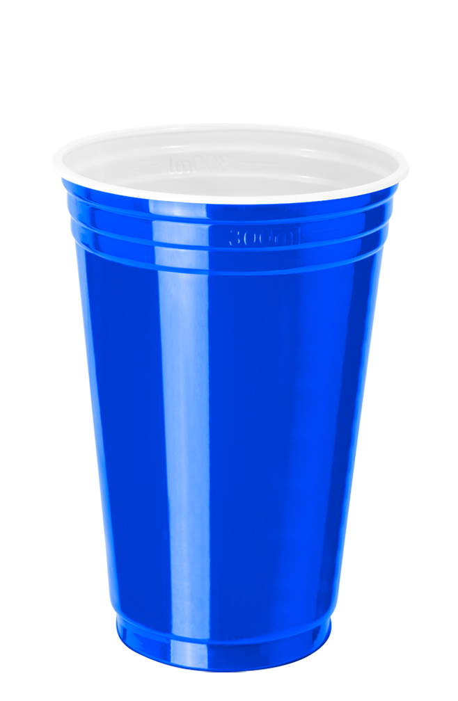 CF-300 VASO FESTA AZUL 300 ML  X 25UN.